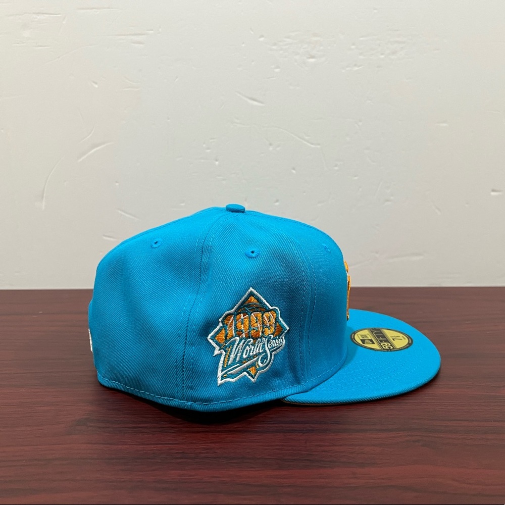 New Era, 59Fifty Fitted Hat, New York Yankees, Blue & Orange - Picture 2 of 10